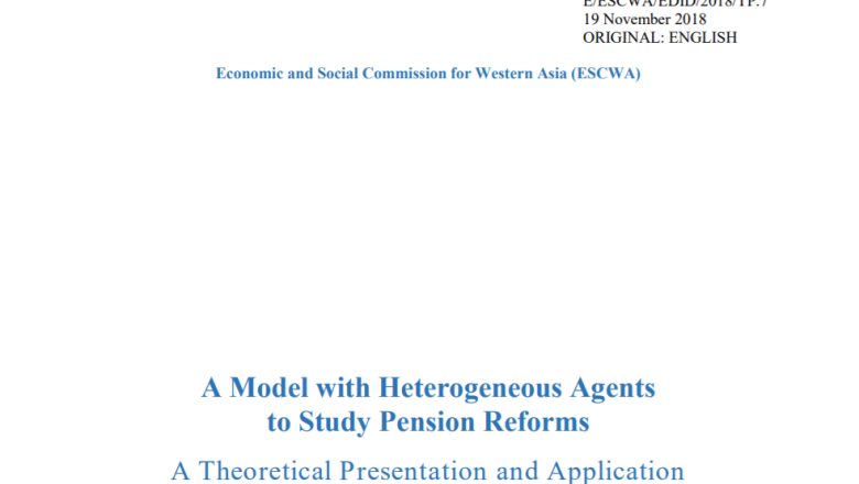 A Model with Heterogeneous Agents to Study Pension Reforms