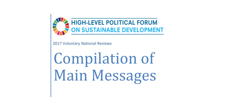 Compilation of main messages for the 2017 voluntary national reviews