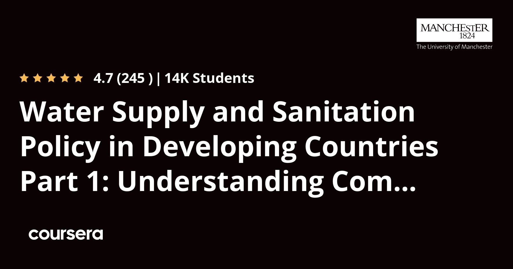 Water Supply and Sanitation Policy in Developing Countries