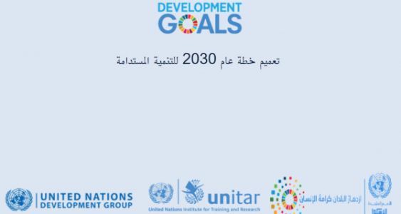 تعميم خطة عام 2030 للتنمية المستدامة