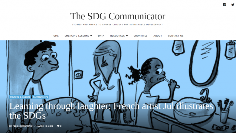The SDG Communicator: stories and advice to engage citizens for sustainable development