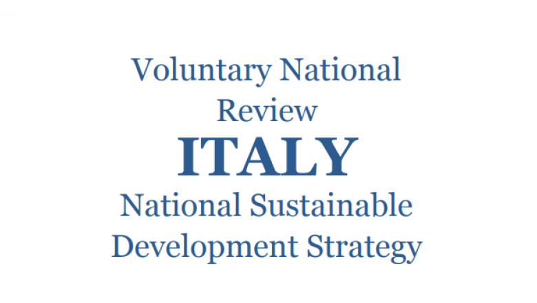 Voluntary National Review Italy National Sustainable Development Strategy 2017