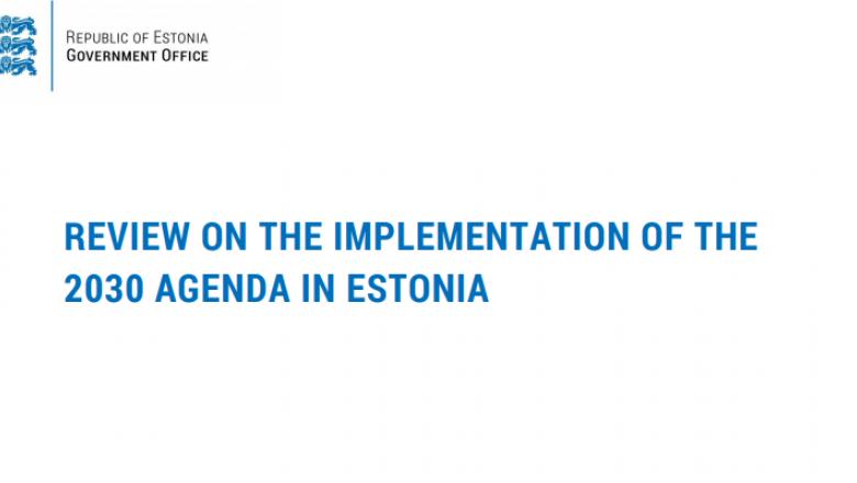 Review on the implementation of the 2030 Agenda in Estonia, 2016