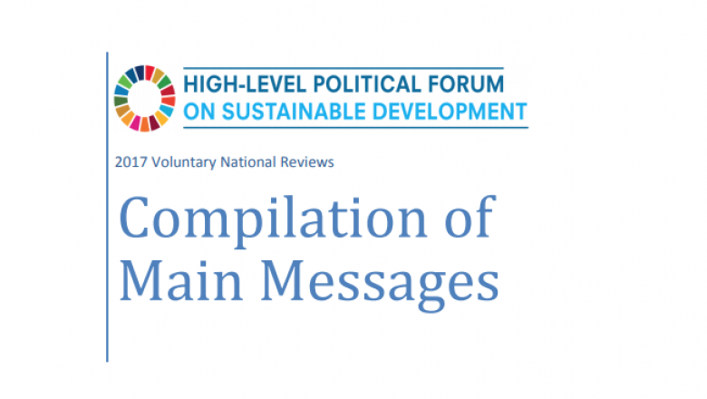 Compilation of main messages for the 2017 voluntary national reviews