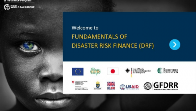 Fundamentals of Disaster Risk Finance