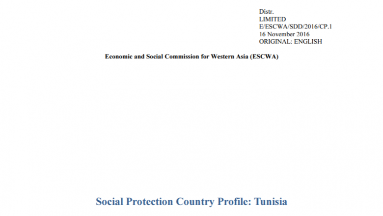 Social Protection Country Profile: Tunisia