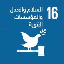 الهدف 16: السلام والعدل والمؤسسات القوية